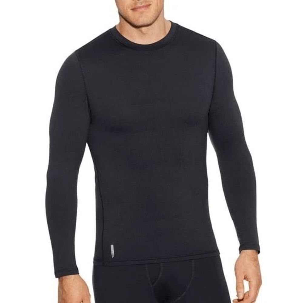 Champion Duofold Men's Varitherm Expedition Crew TOP Base layer Thermal Black S